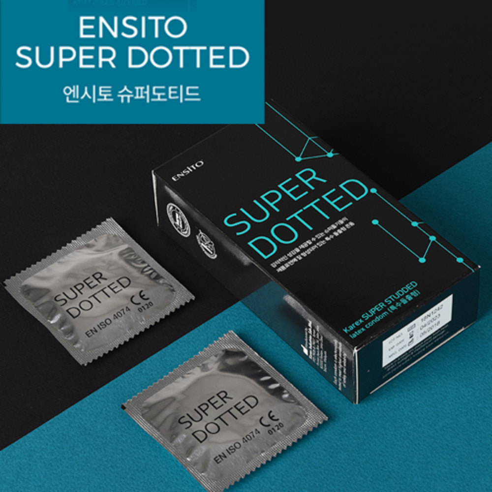 (ENSITO)엔시토/콘돔/Super Dotted/슈퍼도티/돌기형/10p