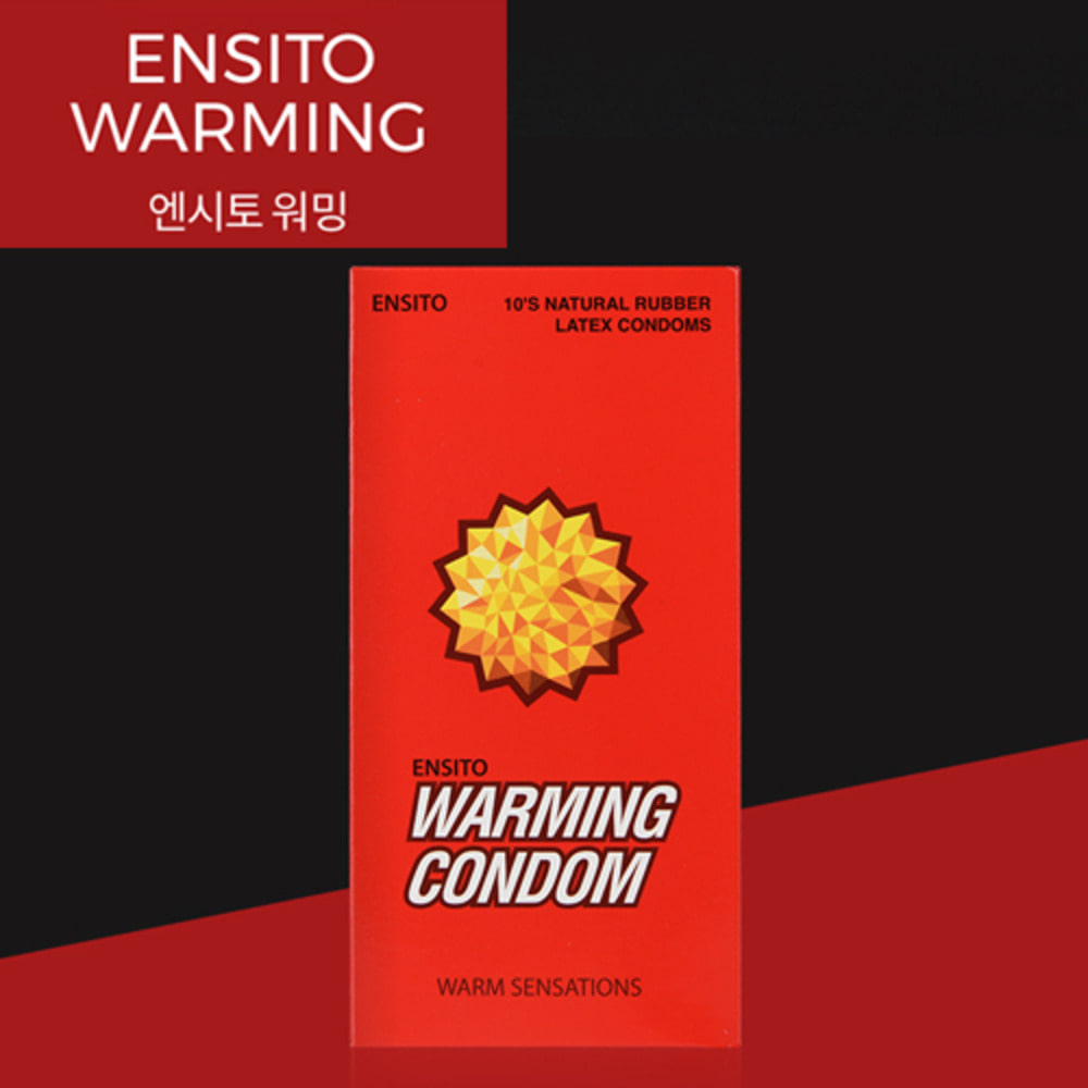 (ENSITO)엔시토/콘돔/Warming/워밍/10p/발열형
