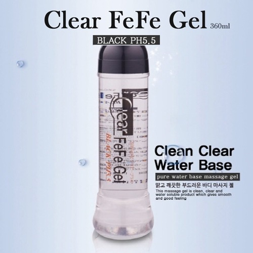 Clear FeFe Gel/클리어페페젤/마사지젤/러브젤/블랙PH5.5/360ml k