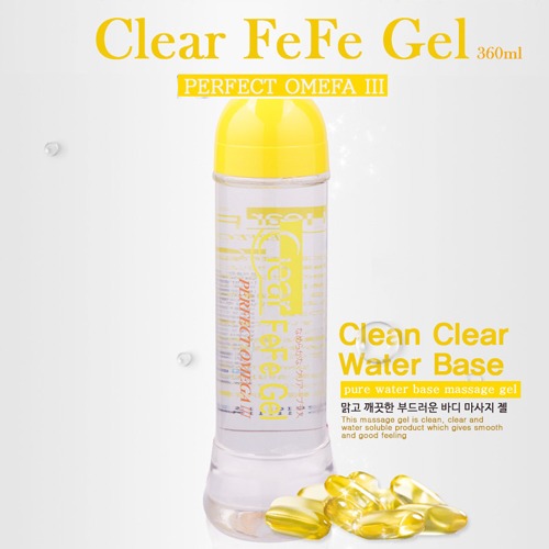 Clear FeFe Gel/클리어페페젤/마사지젤/러브젤/오메가3/360ml k