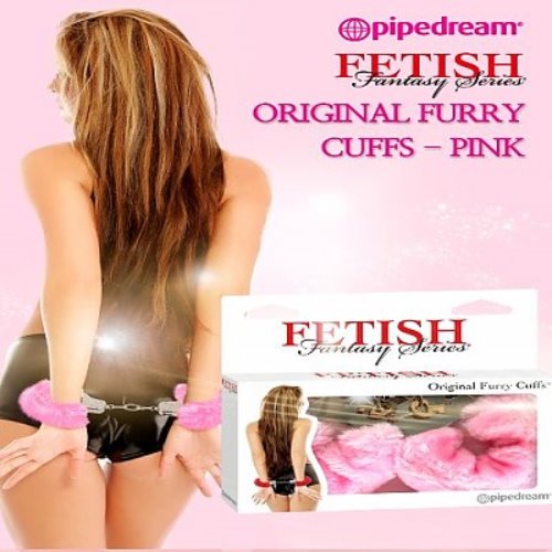 pd380411Fetish Fantasy Series Original Furry Cuffs Pink&quot;a.d