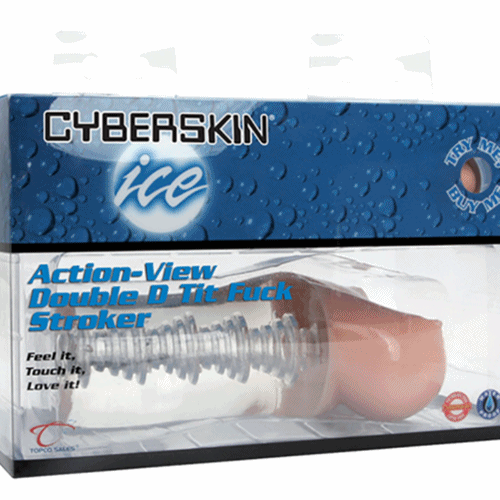 [USA]CyberSkin® Ice Action-View Double D Tit Fuck Stroker&quot;